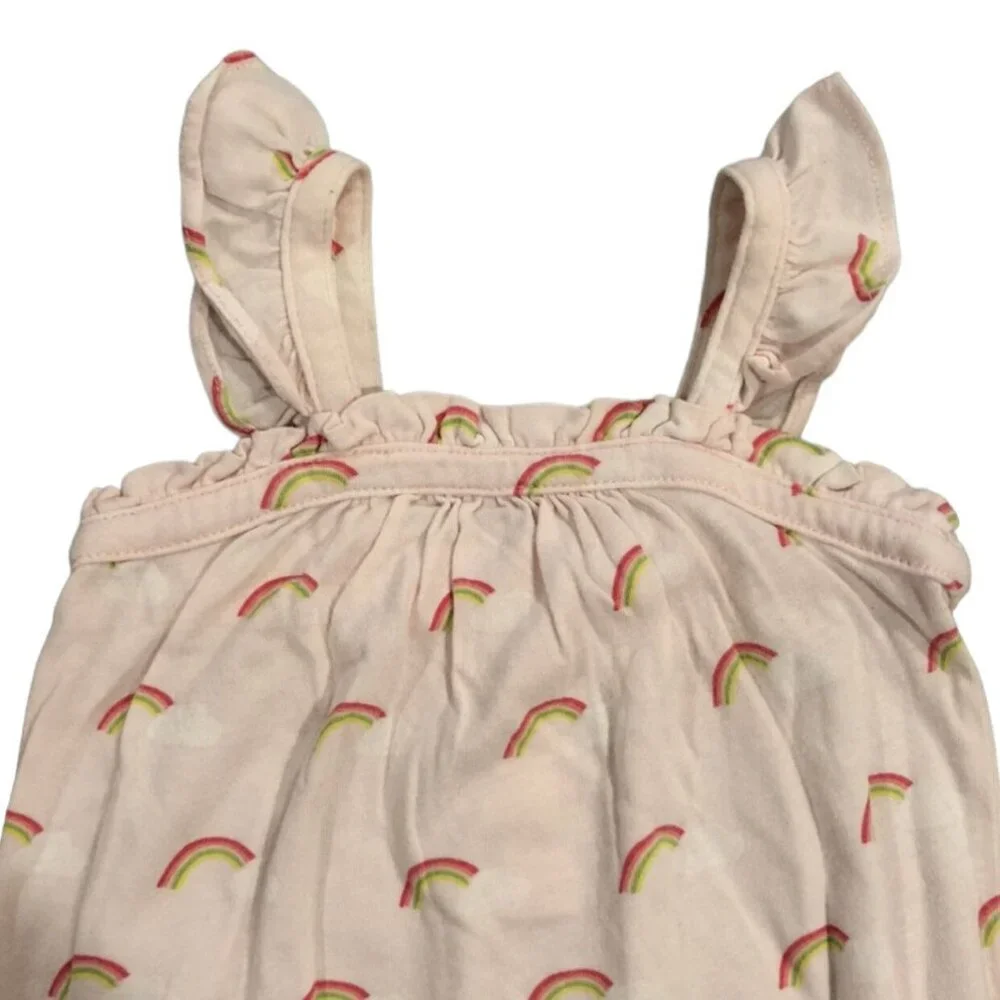 Baby Gap 3-6m Pink Rainbow Bubble Romper